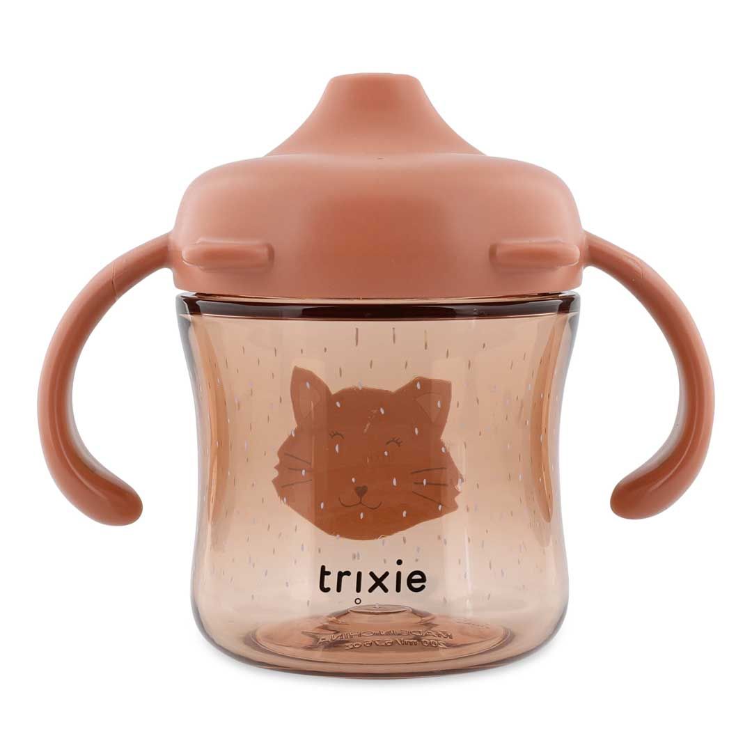 Trixie Baby® Skodelica za učenje pitja iz tritana Mrs. Cat 200ml Trixie Baby