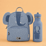 Trixie Baby® Set zainetto e borraccia Mrs. Elephant