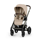 Cybex® Poussette Talos S LUX (0-22 kg) Almond Beige (Taupe Frame)