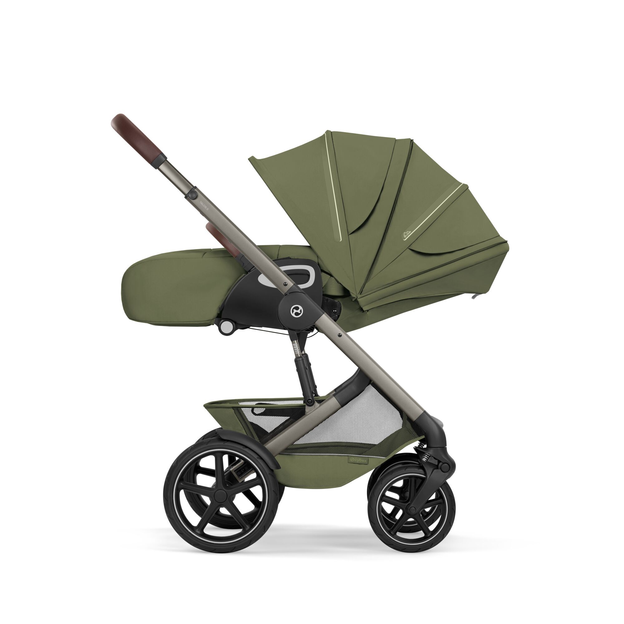 Cybex® Poussette enfant Talos™ S Lux Moss Green (Taupe Frame)