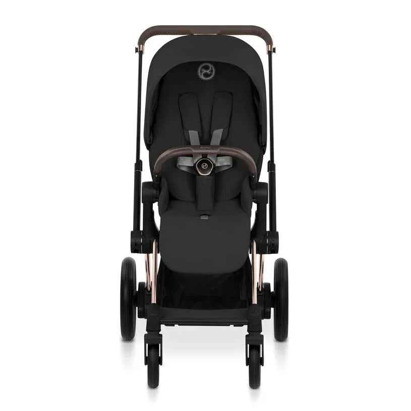 Cybex Platinum® Otroški voziček 4v1 e-Priam™ + Avtosedež Cloud T + IsoFix baza T Sepia Black Cybex Platinum