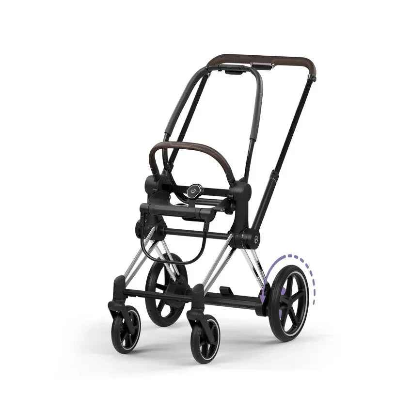 Cybex Platinum® Otroški voziček 4v1 e-Priam™ + Avtosedež Cloud T + IsoFix baza T Sepia Black Cybex Platinum