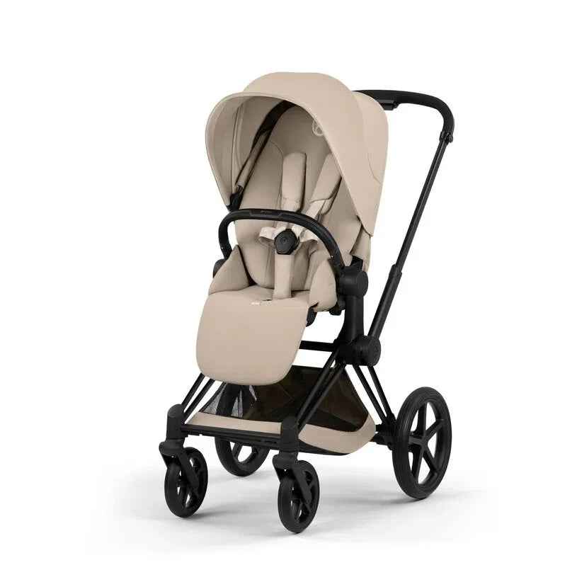 Cybex Platinum® Otroški voziček s zložljivo košaro 2v1 Priam™ Comfort Cozy Beige | Matt Black Cybex Platinum