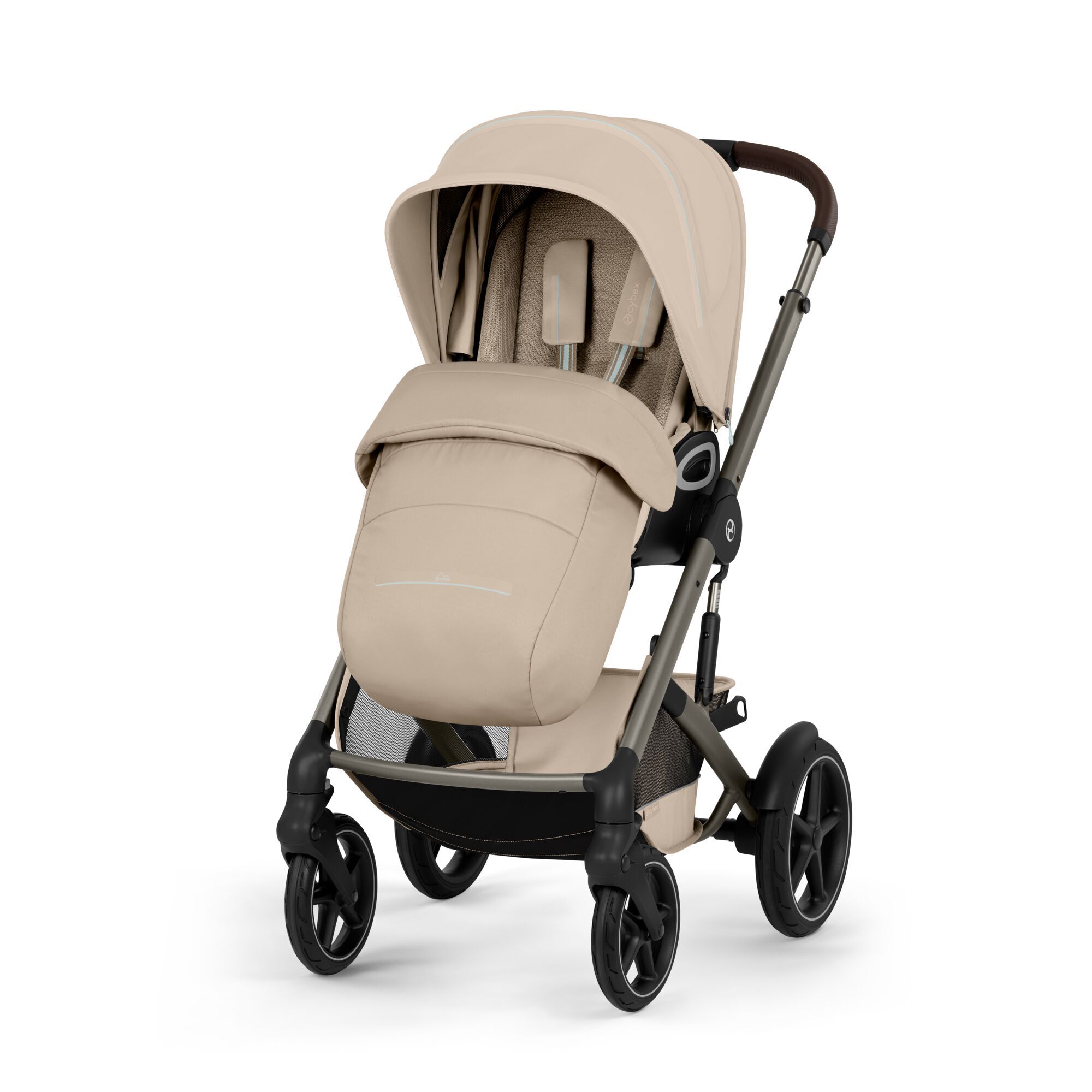 Cybex® Poussette Talos™ S Lux Almond Beige (Taupe Frame)