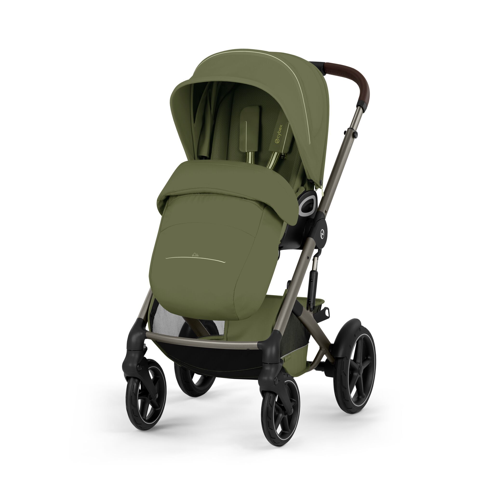 Cybex® Poussette enfant Talos™ S Lux Moss Green (Taupe Frame)