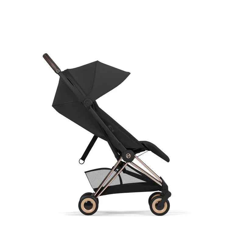 Cybex Platinum® Otroški voziček s zložljivo košaro 2v1 Coya™ Comfort Sepia Black | Rosegold Cybex Platinum