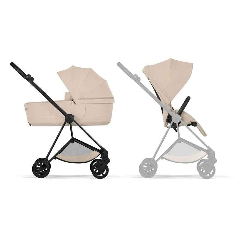 Cybex Platinum® Otroški voziček s zložljivo košaro 2v1 Mios™ Comfort Cozy Beige | Matt Black Cybex Platinum
