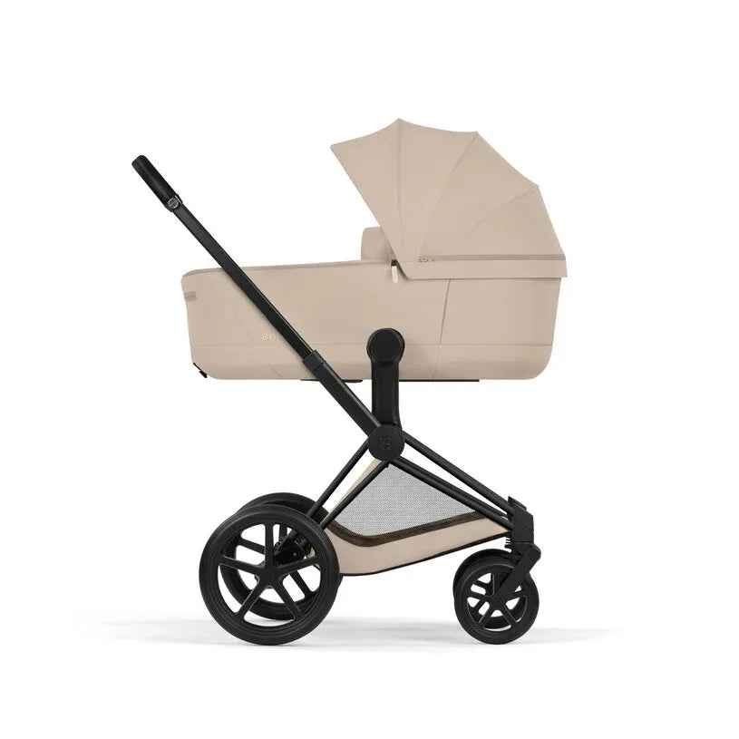 Cybex Platinum® Otroški voziček s zložljivo košaro 2v1 Priam™ Comfort Cozy Beige | Matt Black Cybex Platinum