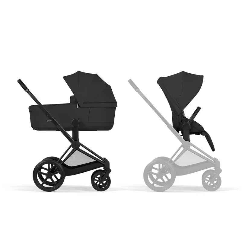 Cybex Platinum® Otroški voziček s zložljivo košaro 2v1 Priam™ Comfort Sepia Black | Matt Black Cybex Platinum