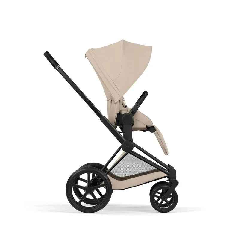 Cybex Platinum® Otroški voziček s zložljivo košaro 2v1 Priam™ Comfort Cozy Beige | Matt Black Cybex Platinum