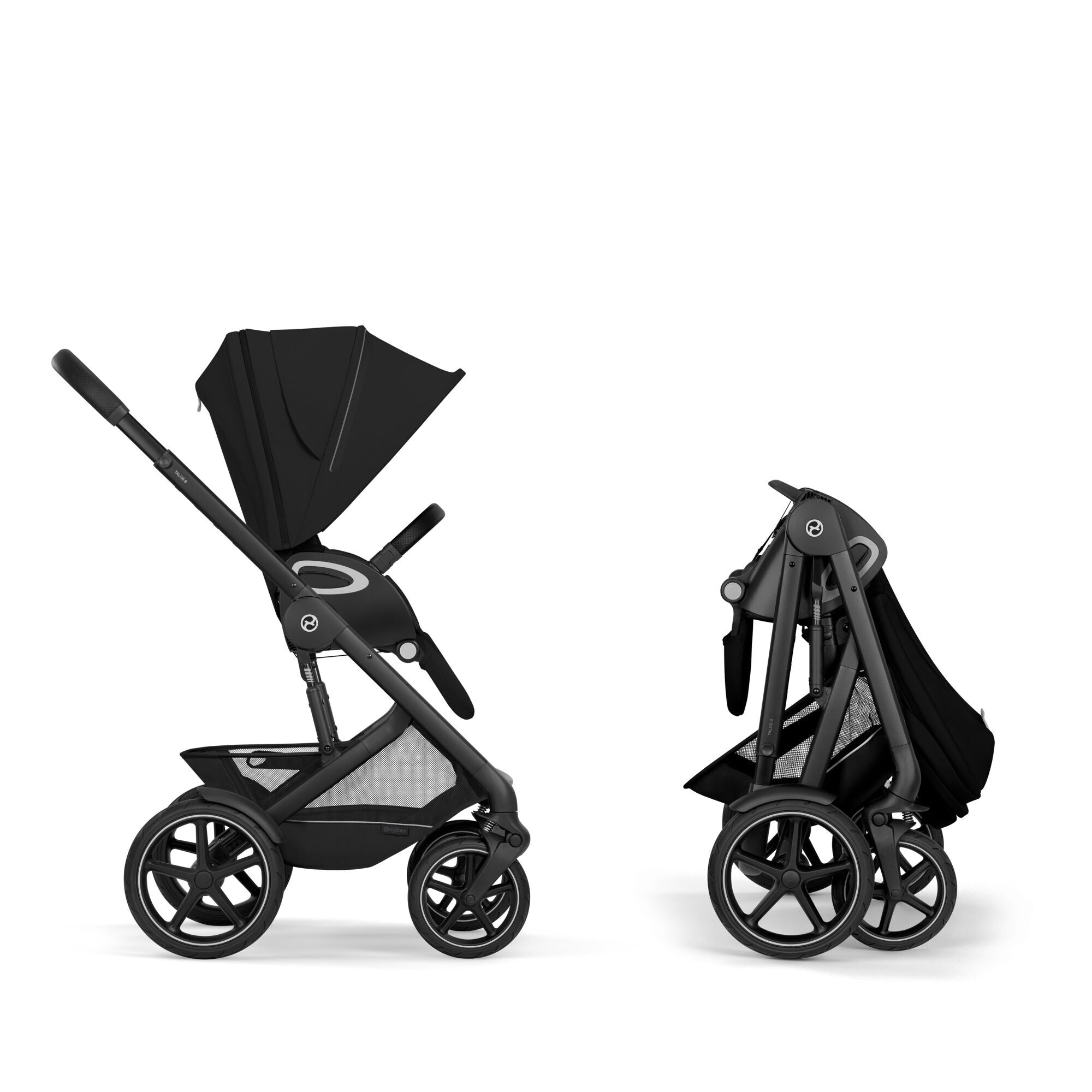 Cybex® Poussette Talos™ S Lux Moon Black (Black Frame)