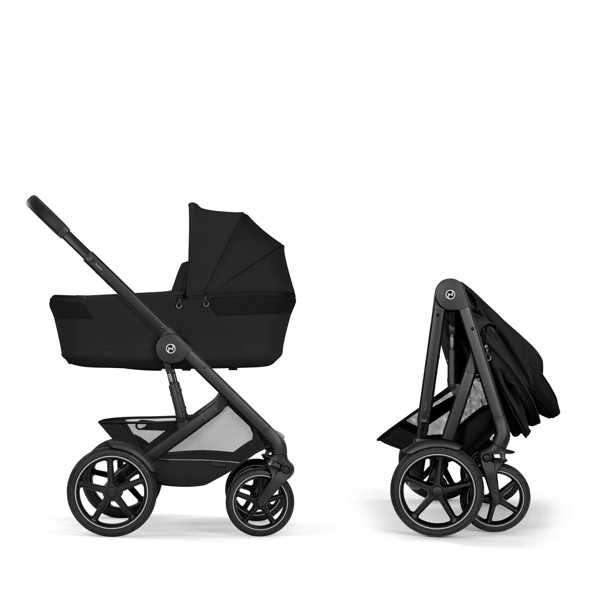 Cybex® Talos™ S Lux Stroller Moon Black (Black Frame)