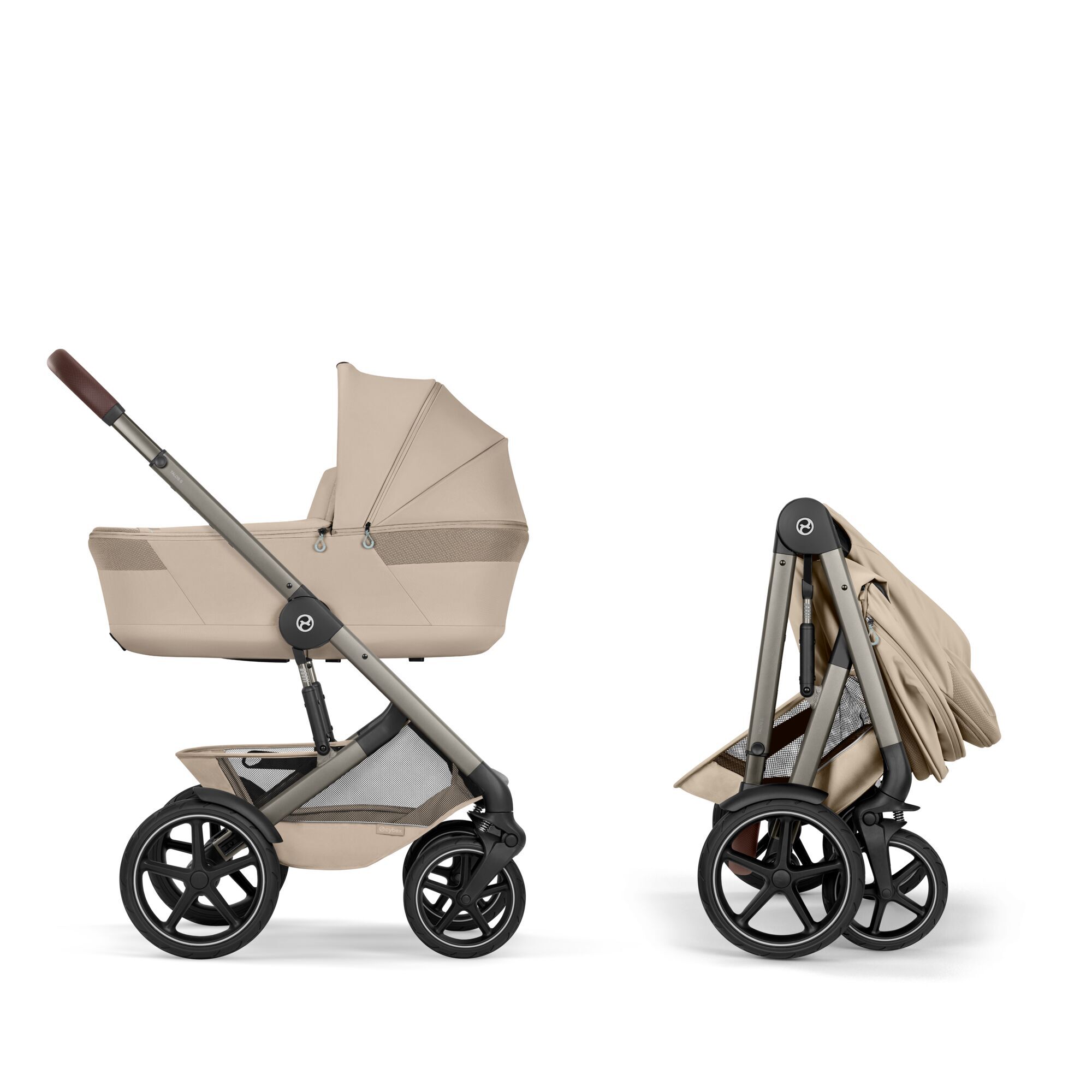 Cybex® Poussette enfant Talos™ S Lux Almond Beige (Taupe Frame)