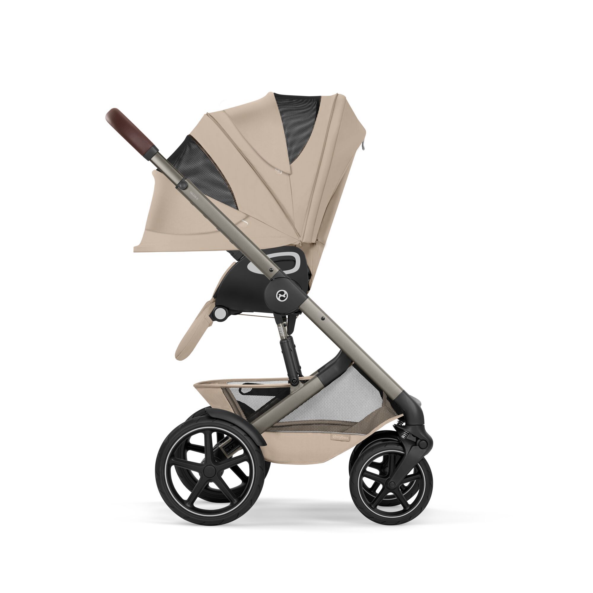 Cybex® Poussette Talos™ S Lux Almond Beige (Taupe Frame)