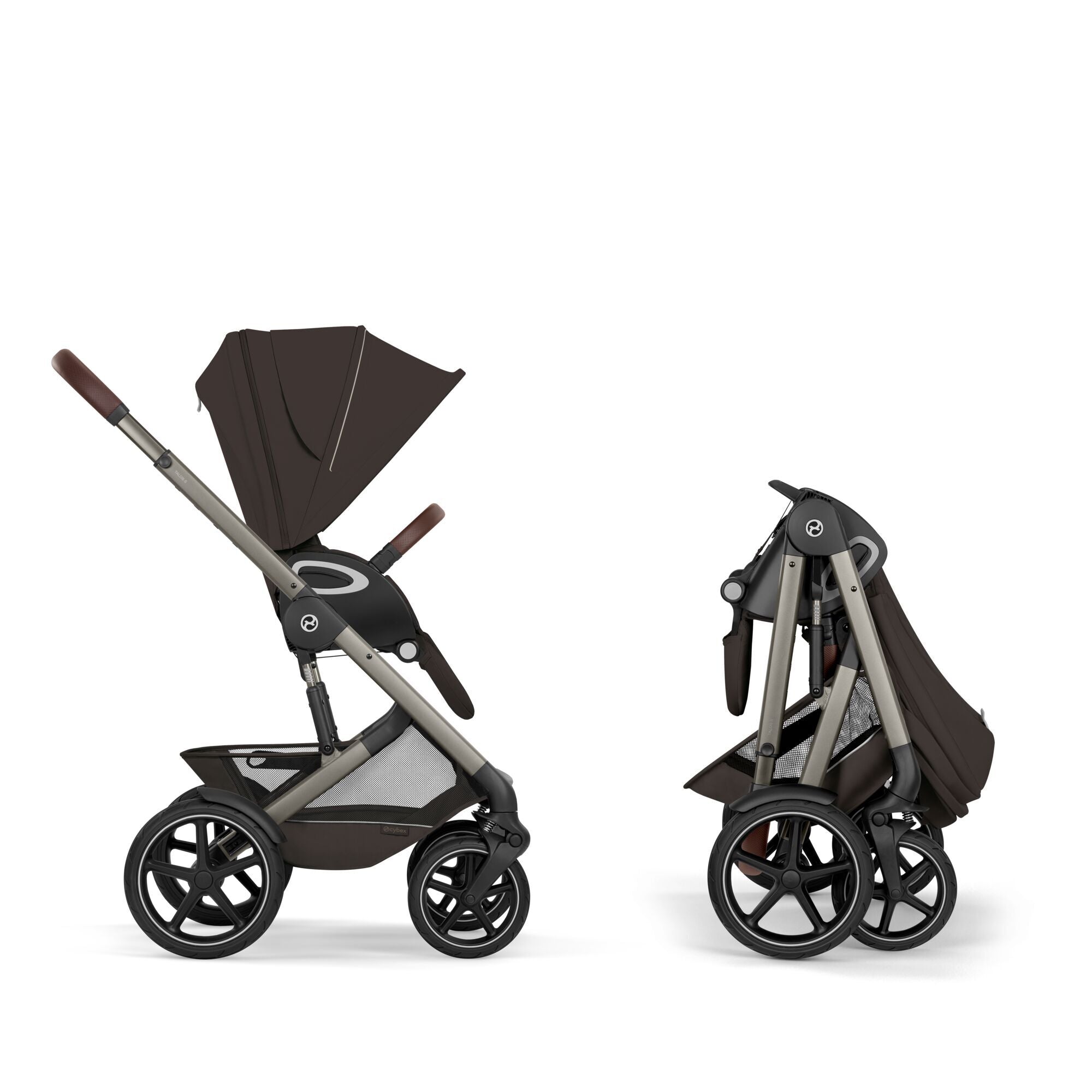 Cybex® Passeggino Talos™ S Lux Chocolate Brown (Taupe Frame)