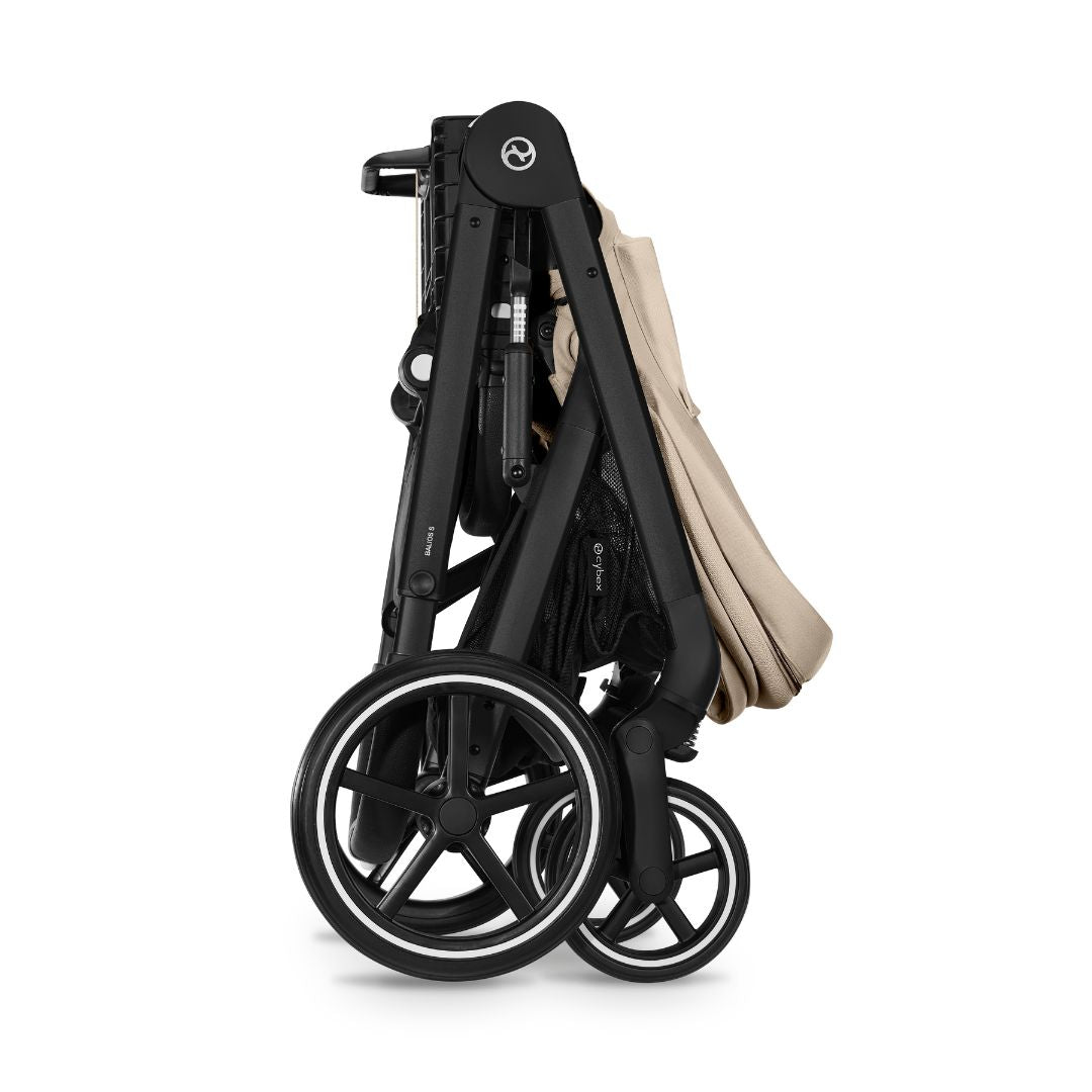 Cybex® Paket 3v1 Otroški voziček Balios S Lux + Avtosedež Cloud G Almond Beige Cybex