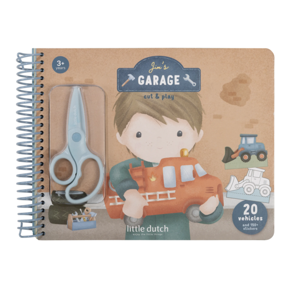Little Dutch® Knjiga s škarjami Jim & Friends Little Dutch