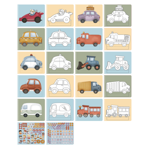 Little Dutch® Knjiga s škarjami Jim & Friends Little Dutch