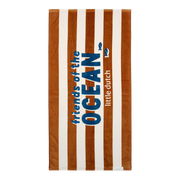 Little Dutch® Brisača za plažo Ocean World Brown Stripe Little Dutch