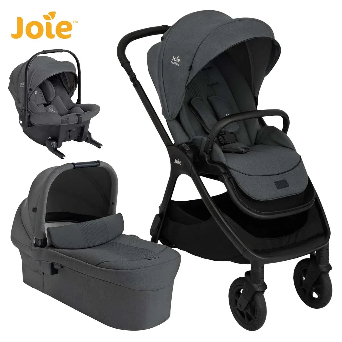 Joie® Otroški voziček 3v1 Finiti™ + Sprint™ Signature Ebony Joie