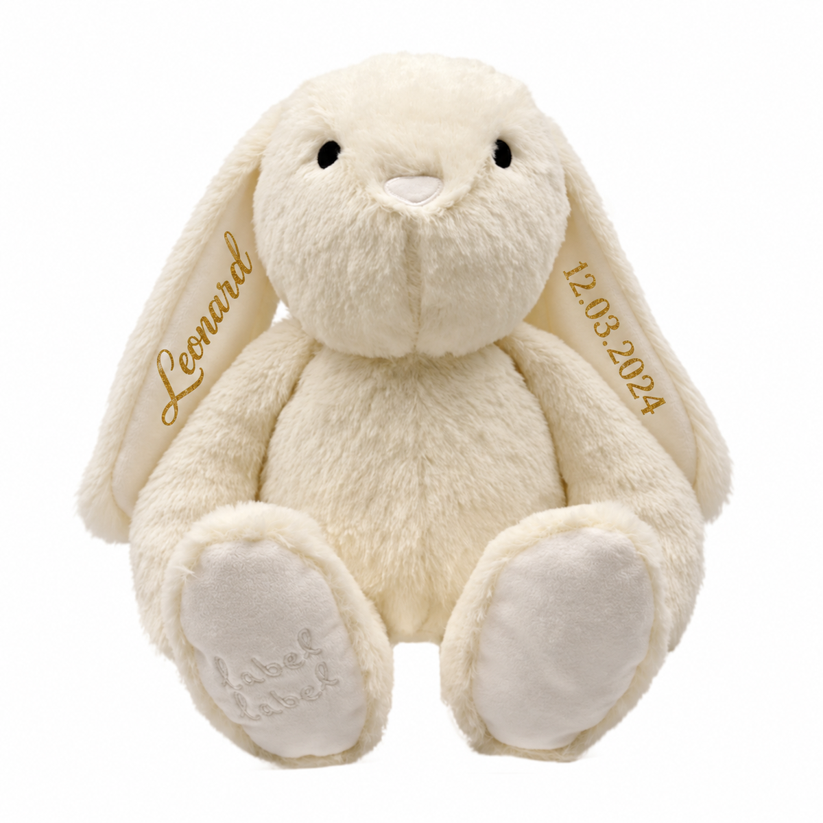 Label Label® Plišani zeko Rosa L 34cm Ivory – slika 2