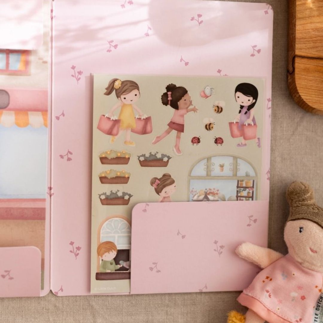 Little Dutch® Knjiga z nalepkami Rosa & Friends Little Dutch