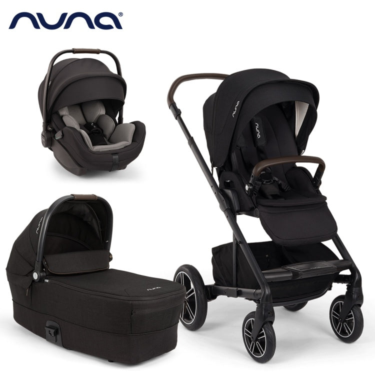 Nuna® Otroški voziček 3v1 Mixx™ Next + Arra™ Flex Caviar Nuna
