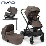 Nuna® Passeggino 4in1 Demi™ Next con pedana + Arra™ Flex Chestnut + base Isofix Next