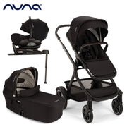 Nuna® Otroški voziček 4v1 Demi™ Next z rolko + Arra™ Flex Caviar + Isofix baza Next Nuna