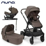 Nuna® Passeggino 4in1 Demi™ Next con pedana + Pipa™ Next Chestnut + base Isofix Next