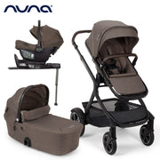 Nuna® Otroški voziček 4v1 Demi™ Next z rolko + Pipa™ Next Chestnut + Isofix baza Next Nuna