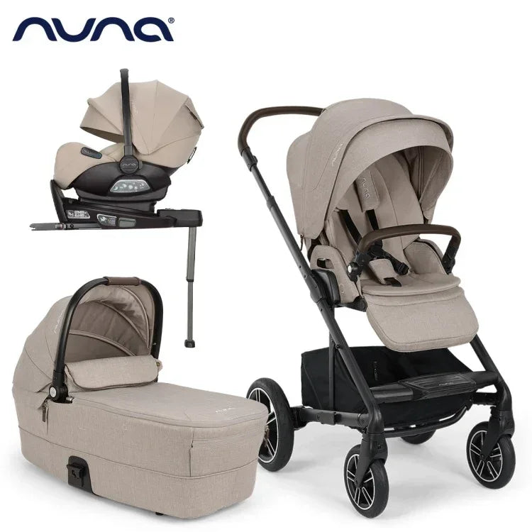 Nuna® Otroški voziček 4v1 Mixx™ Next + Arra™ Flex Chateau + Isofix baza Next Nuna
