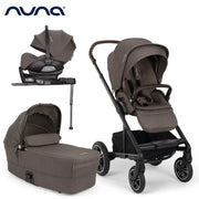 Nuna® Otroški voziček 4v1 Mixx™ Next + Arra™ Flex Chestnut + Isofix baza Next Nuna
