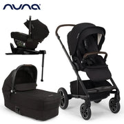 Nuna® Otroški voziček 4v1 Mixx™ Next + Pipa™ Next Caviar + Isofix baza Next Nuna