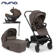 Nuna® Otroški voziček 4v1 Mixx™ Next + Pipa™ Next Chestnut + Isofix baza Next Nuna