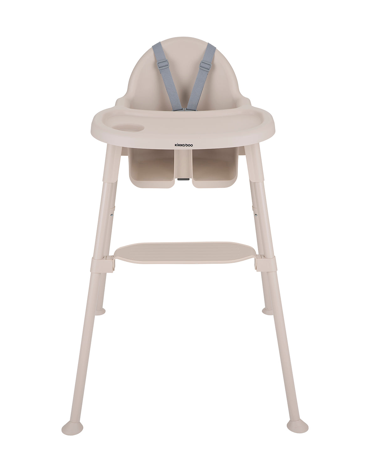 KikkaBoo® Otroški stolček za hranjenje 2v1 Oaty Beige – slika 3