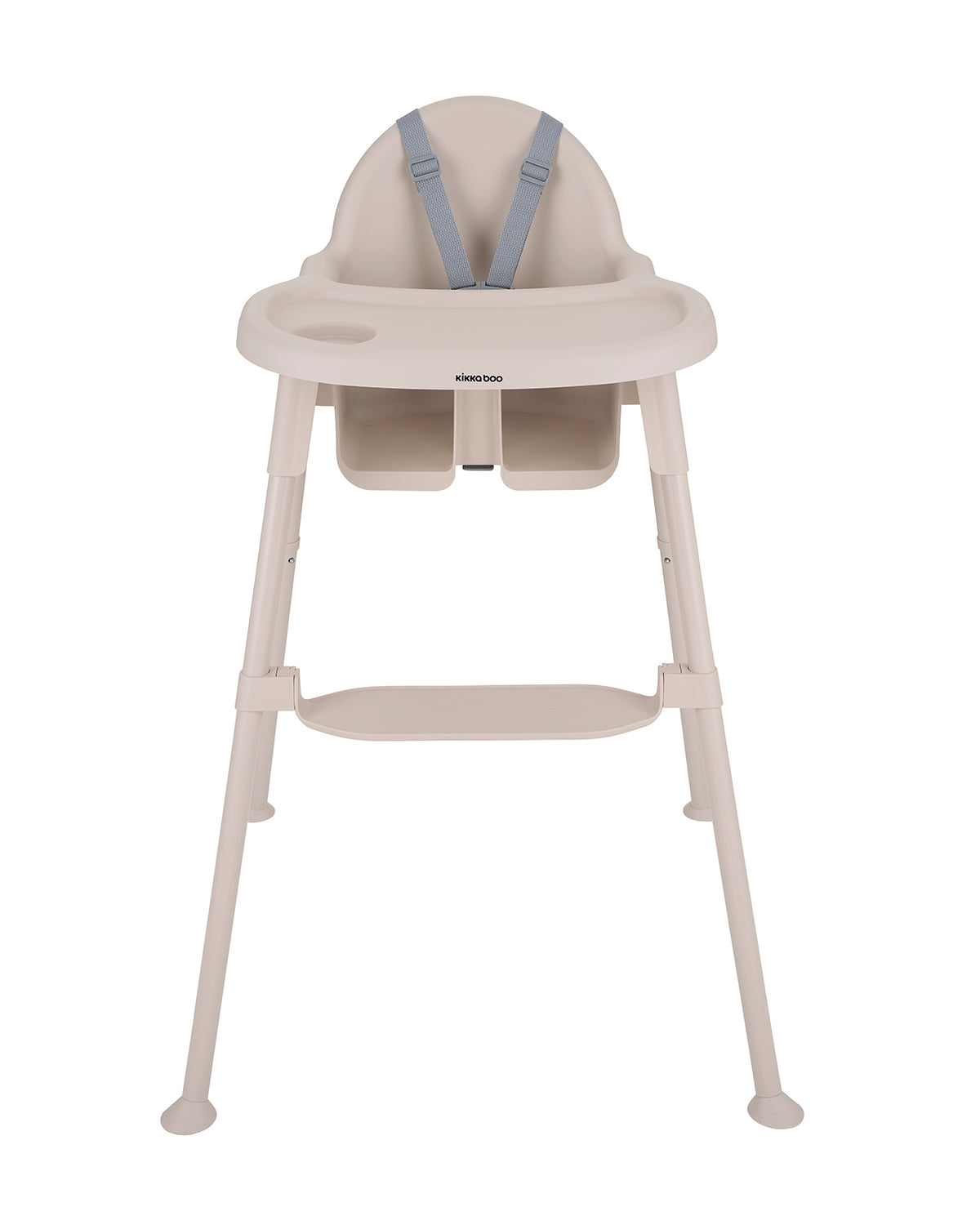 KikkaBoo® Otroški stolček za hranjenje 2v1 Oaty Beige – slika 4