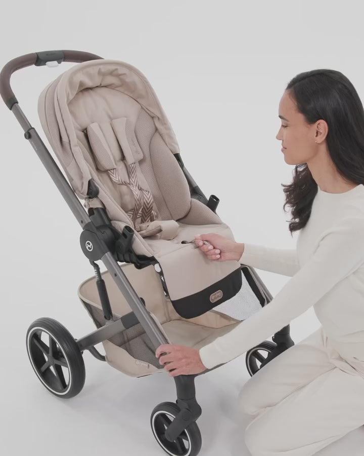 Učitaj video: Cybex® Dječja kolica Balios S Lux Moon Black (Black Frame)