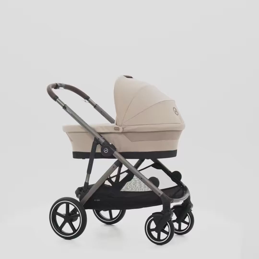 Učitaj video: Cybex® Dječja kolica 4u1 Gazelle™ S + Autosjedalica Aton B2 + IsoFix baza One Chocolate Brown