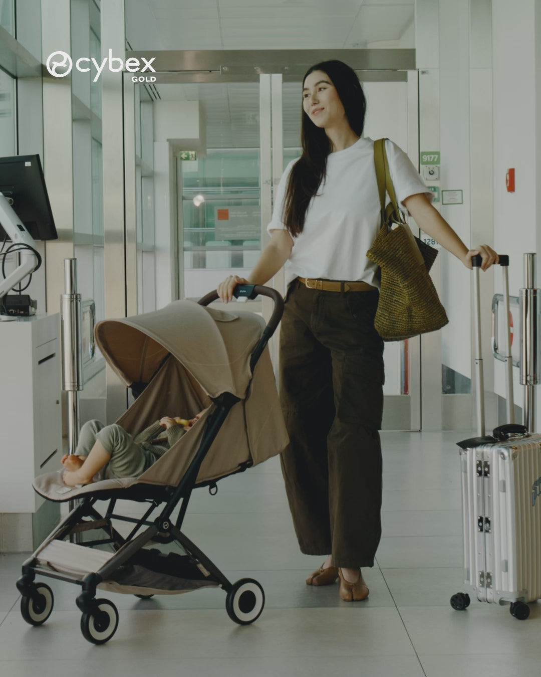 Charger la vidéo : Cybex® Dječja kolica Orfeo™ BLK Dune Grey
