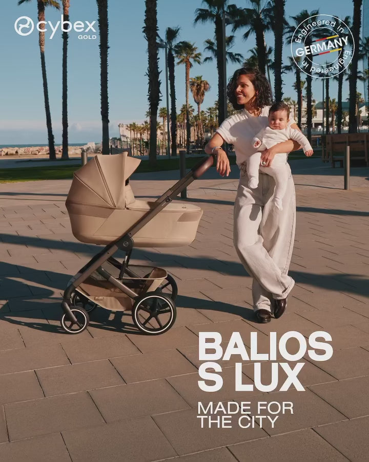 Učitaj video: Cybex® Dječja kolica Balios S Lux Moon Black (Black Frame)