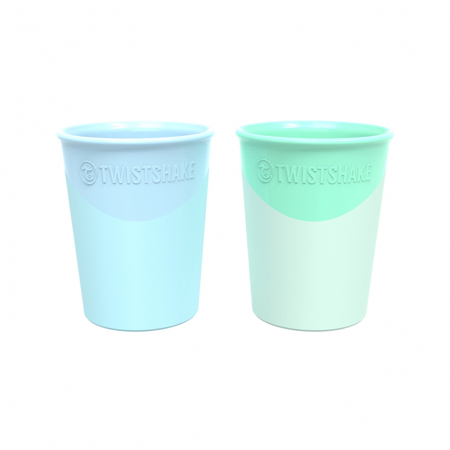 Slika za Twistshake® 2x Čaše Pastel Blue&Green 170ml (6+m)