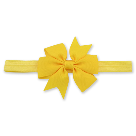 Slika za Ukrasna traka za kosu sa mašnom Yellow