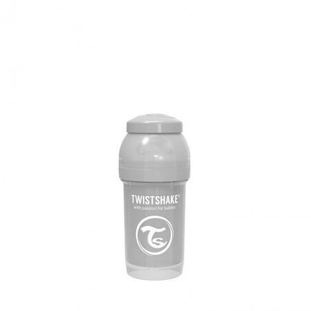 Twistshake® Anti-Colic bočica 180ml (0+M) - Pastel Grey