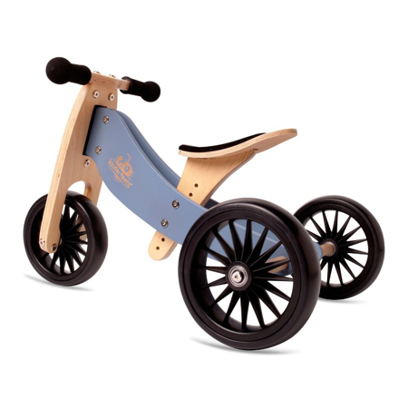 Kinderfeets® 2u1 Tricikl i bicikl bez pedala Tiny Tot Plus Slate Blue
