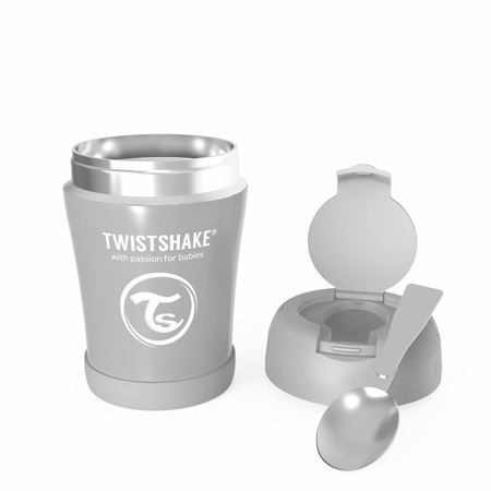 Twistshake® Termo posudica za hranu 350ml Grey