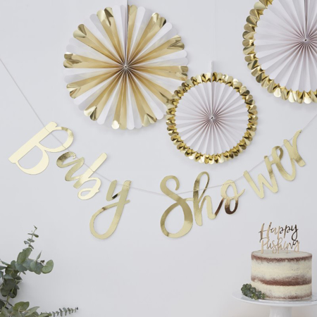 Slika za  Ginger Ray® Viseći zlatni natpis Baby Shower