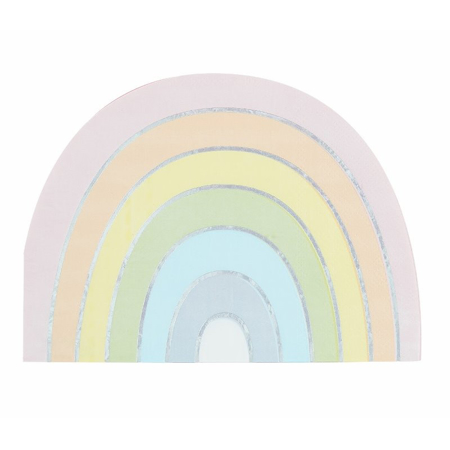 Slika za Ginger Ray® Rainbow papirnate salvete Pastel Party 16 komada