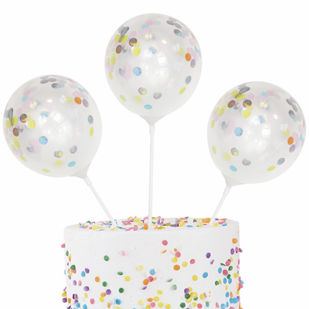 Ginger Ray® Ukrasni baloni za tortu Pastel Party 5 komada