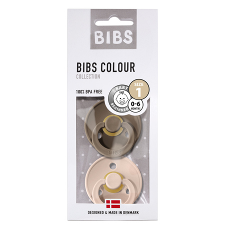 Bibs® Duda Dark Oak & Blush (0-6m)